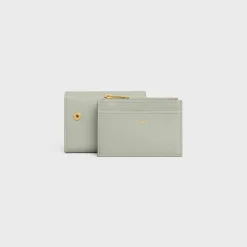 COMPACT WALLET WITH COIN TRIOMPHE in Shiny calfskin