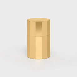 cotton swab pot in aluminium