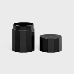 cotton swab pot in aluminium