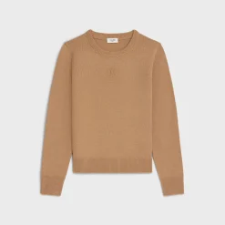 crew neck sweater in heritage cashmere