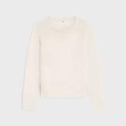 Crew neck sweater in heritage cashmere