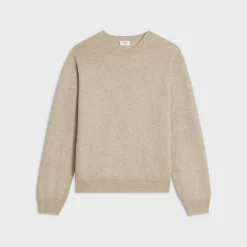 crew neck sweater in Scottish cashmere