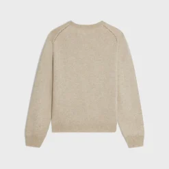 crew neck sweater in Scottish cashmere