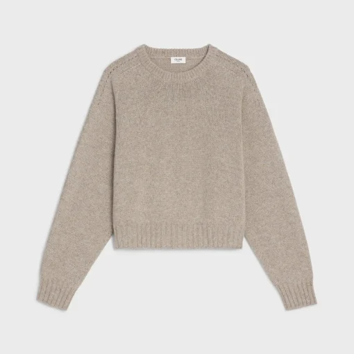 CREW NECK SWEATER IN SEAMLESS CASHMERE