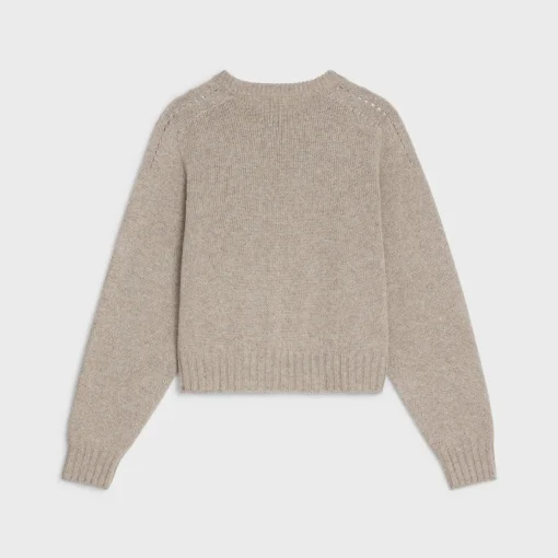 CREW NECK SWEATER IN SEAMLESS CASHMERE