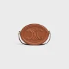 CROSSBODY OVAL PURSE cuir triomphe in Smooth calfskin