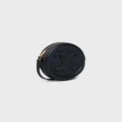 CROSSBODY OVAL PURSE cuir triomphe in Smooth calfskin