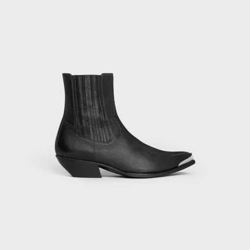 CRUISER BOOTS CHELSEA WITH METAL TOE in Calfskin