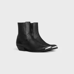 CRUISER BOOTS CHELSEA WITH METAL TOE in Calfskin