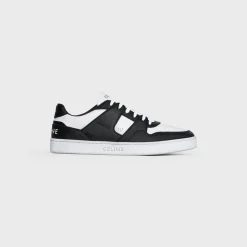 CT-04 Low Lace-Up Sneaker Calfskin WHITE / BLACK