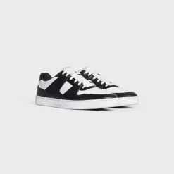 CT-04 Low Lace-Up Sneaker Calfskin WHITE / BLACK