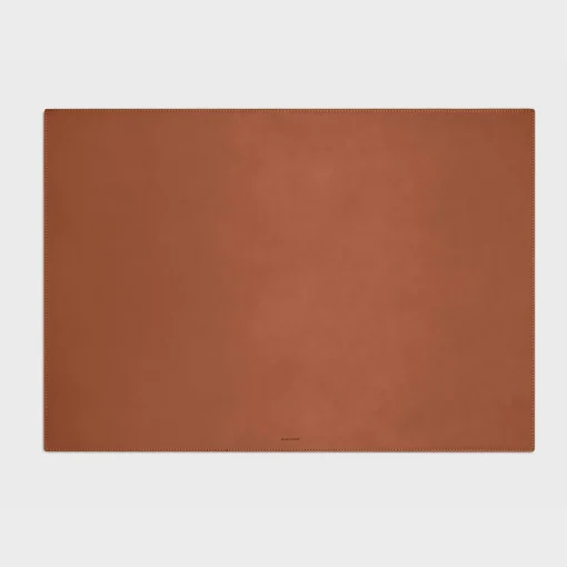 Desk Pad in Natural Calfskin