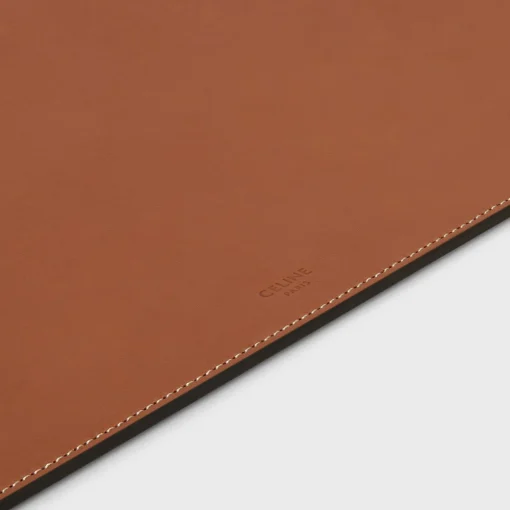Desk Pad in Natural Calfskin