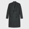 DIAGONAL WOOL OVERCOAT