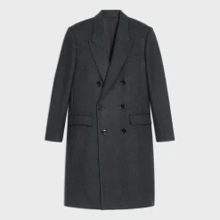 DIAGONAL WOOL OVERCOAT