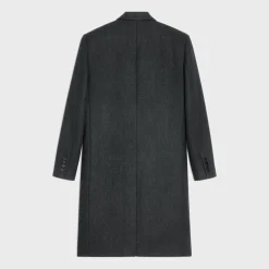 DIAGONAL WOOL OVERCOAT