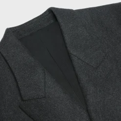 DIAGONAL WOOL OVERCOAT