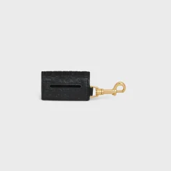 Dog bags holder in smooth calfskin with CELINE embossed
