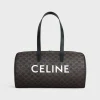 Duffle bag in Triomphe Canvas with Celine print