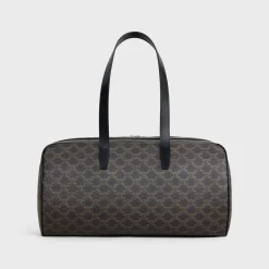Duffle bag in Triomphe Canvas with Celine print