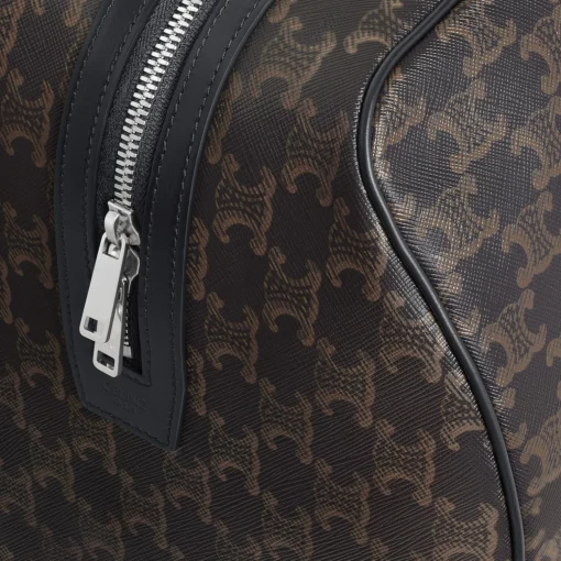 Duffle bag in Triomphe Canvas with Celine print