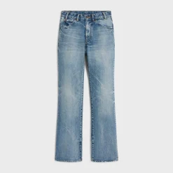 dylan flared jeans in union wash denim