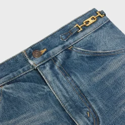 DYLAN FLARED JEANS WITH SIGNATURE IN UNION WASH DENIM
