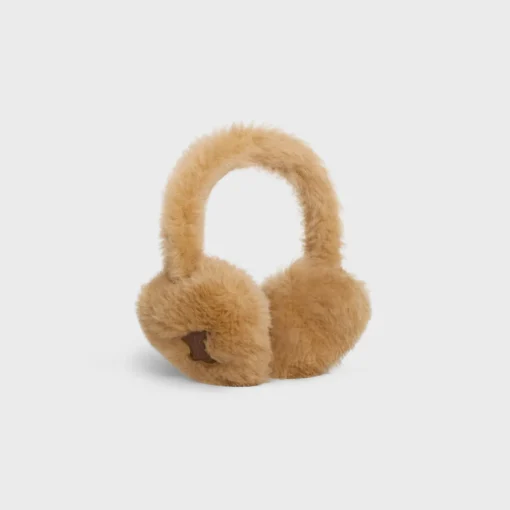 earmuffs in shearling