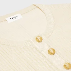 embroidered top in wool