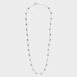 Etoile Celine Multi Stars Necklace in White Gold and Diamonds
