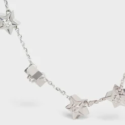 Etoile Celine Multi Stars Bracelet in White Gold and Diamonds