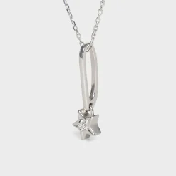 Etoile Celine Necklace in White Gold and Diamond