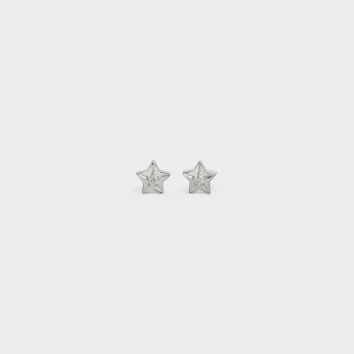 Etoile Celine Studs in White Gold and Diamonds