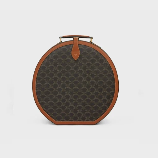 Fedora case in triomphe canvas and calfskin