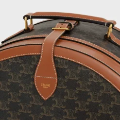 Fedora case in triomphe canvas and calfskin
