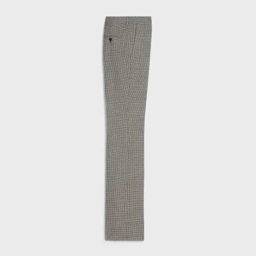 flared pants in wool and cashmere