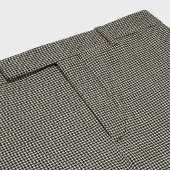 flared pants in wool and cashmere