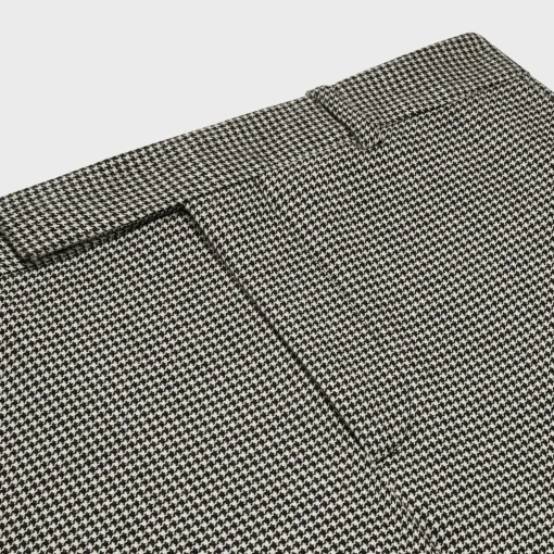 flared pants in wool and cashmere
