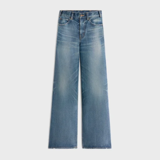 flared surf jeans in union wash denim