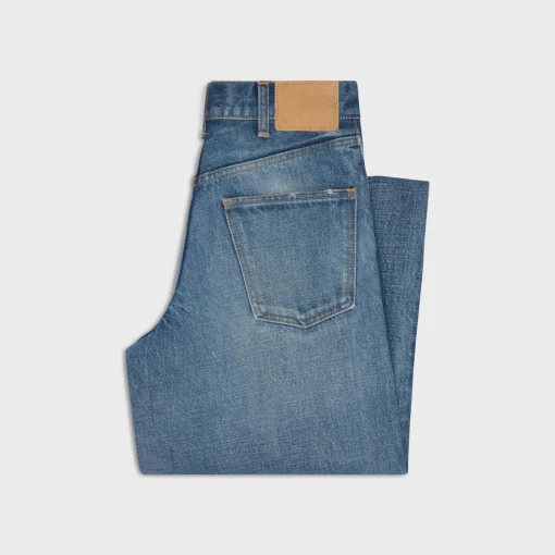 flared surf jeans in union wash denim