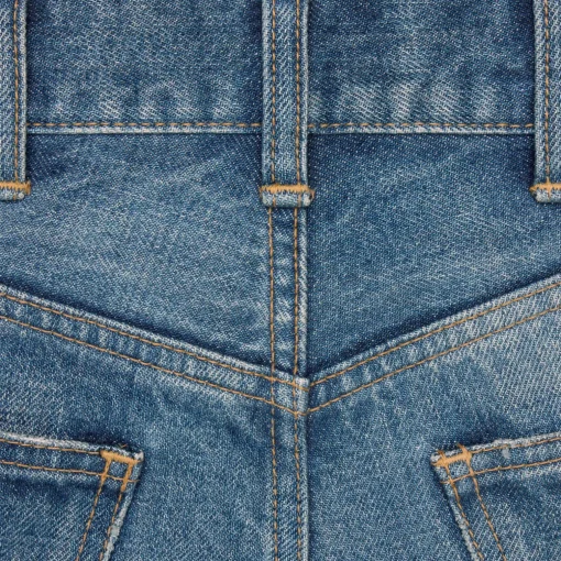 flared surf jeans in union wash denim