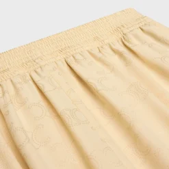 flowing shorts in triomphe silk jacquard