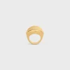 Formes Abstraites Cosmos Ring in Brass with Gold Finish
