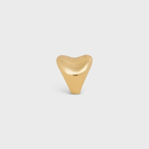 Formes Abstraites Cosmos Ring in Brass with Gold Finish