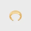 Formes Abstraites Cuff in Brass with Gold Finish