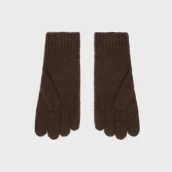 gloves in monogram wool, cashmere and silk
