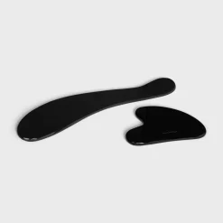 GUA SHA SET IN OBSIDIAN