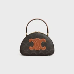 HALF MOON CASE TRIOMPHE CANVAS