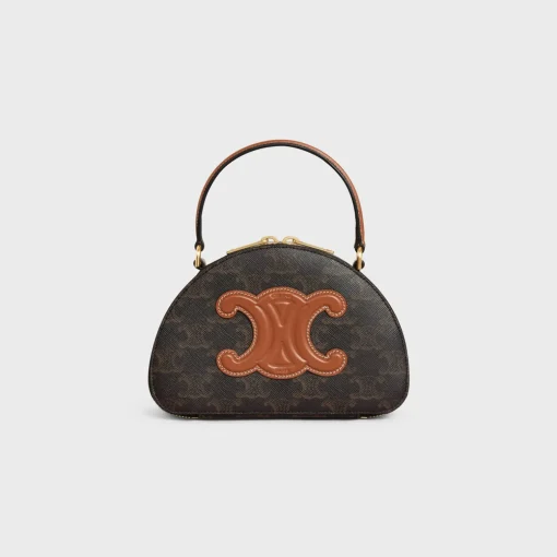 HALF MOON CASE TRIOMPHE CANVAS