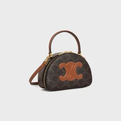 HALF MOON CASE TRIOMPHE CANVAS